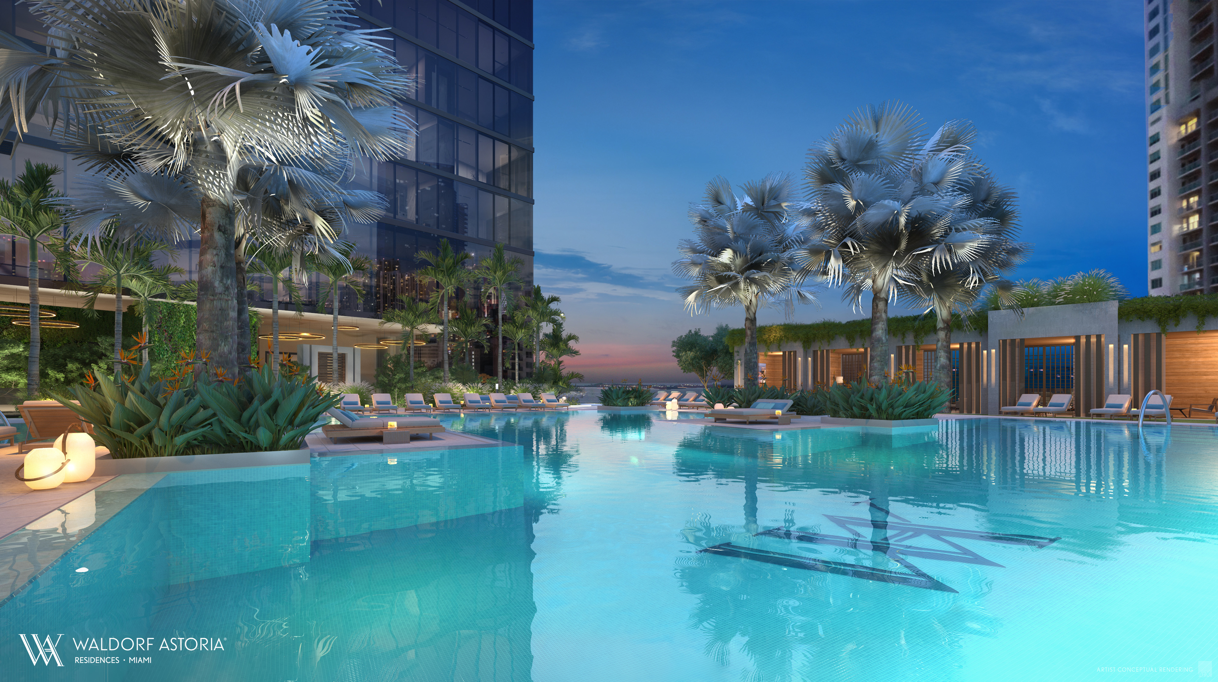 Resort-style pool